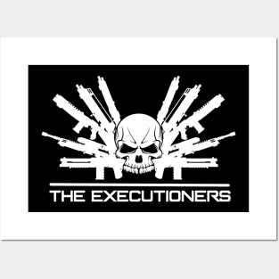 The Executioners - White Logo Posters and Art